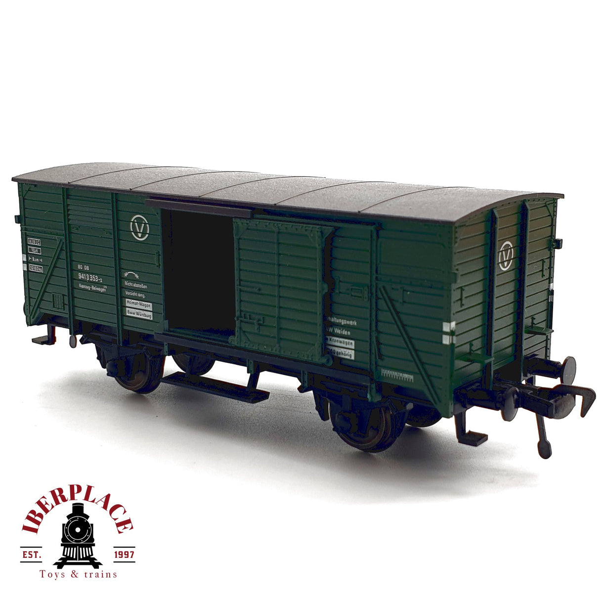 ♻️ DC Fleischmann vagón cerrado DB 941 3 353-2 H0 escala 1:87 E20