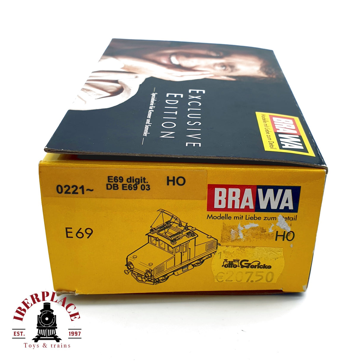 ♻️ AC BRAWA 0221 Digital Locomotora DB E69 03 H0 escala 1:87 E21