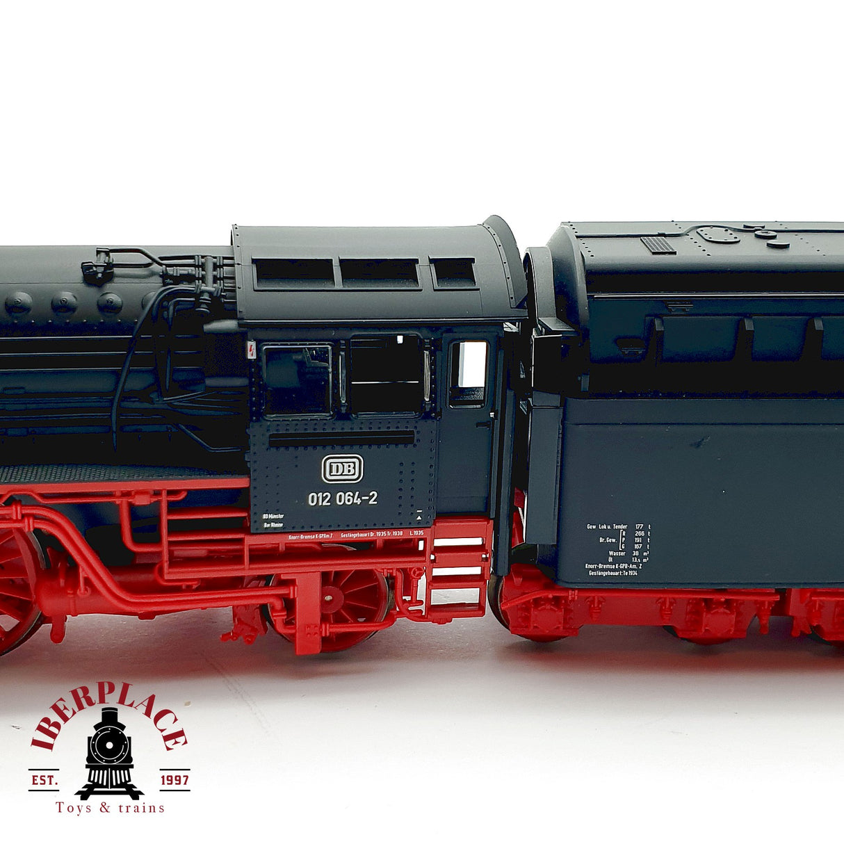 ♻️ DEFEKT Roco Locomotora Vapor BR 012 064-2 DB Tender DC H0 Escala 1:87