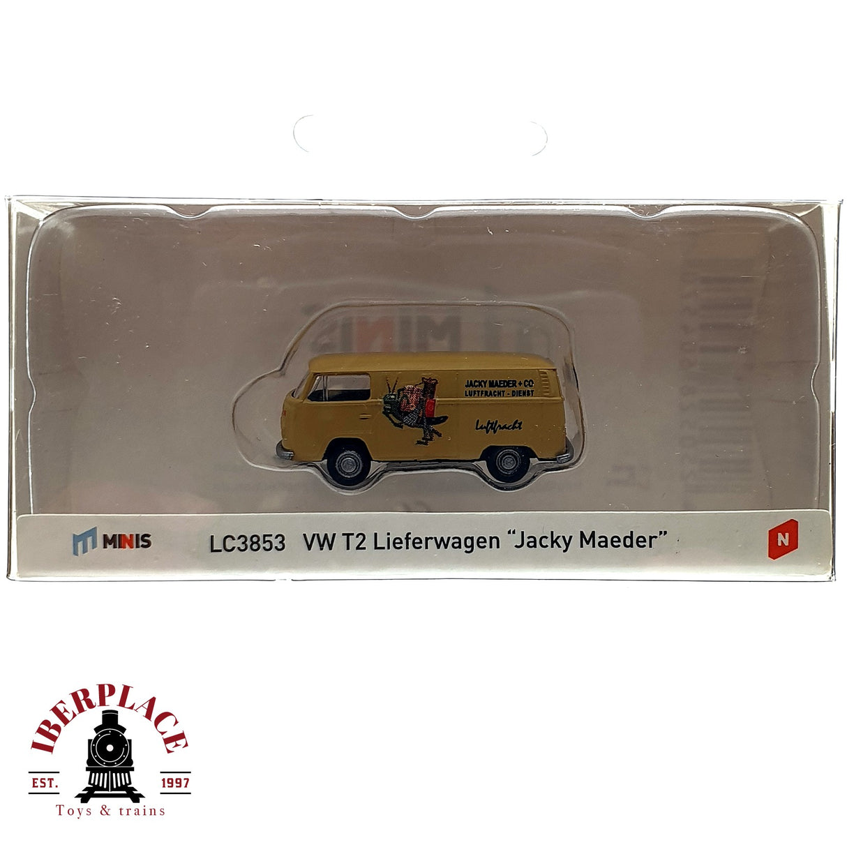 ♻️ Minis LC3853 Volkswagen T2 furgoneta Jacky Maeder N escala 1:160 E19
