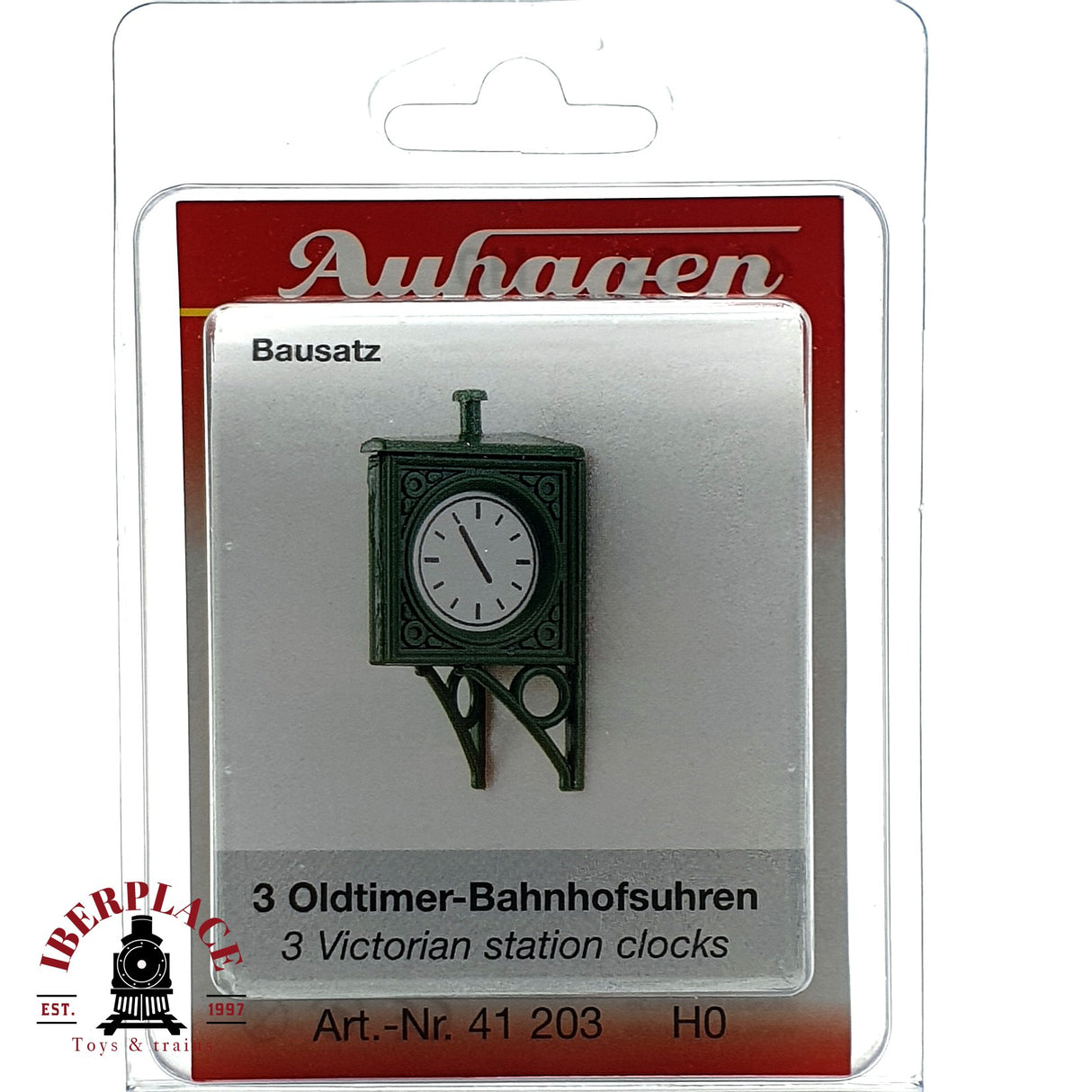 ♻️ Auhagen 41 203 Relojes antiguos de estación H0 escala 1:87 E19