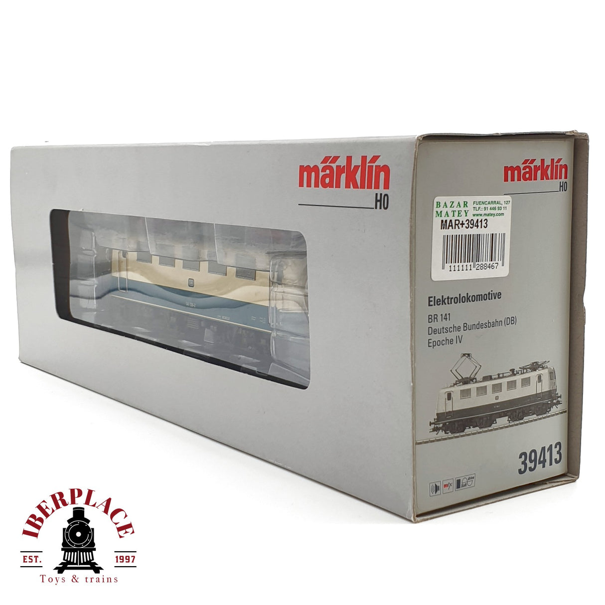 ♻️ AC Märklin 39413 Digital Locomotora BR 141 136-2 DB Ep IV H0 escala 1:87 A27