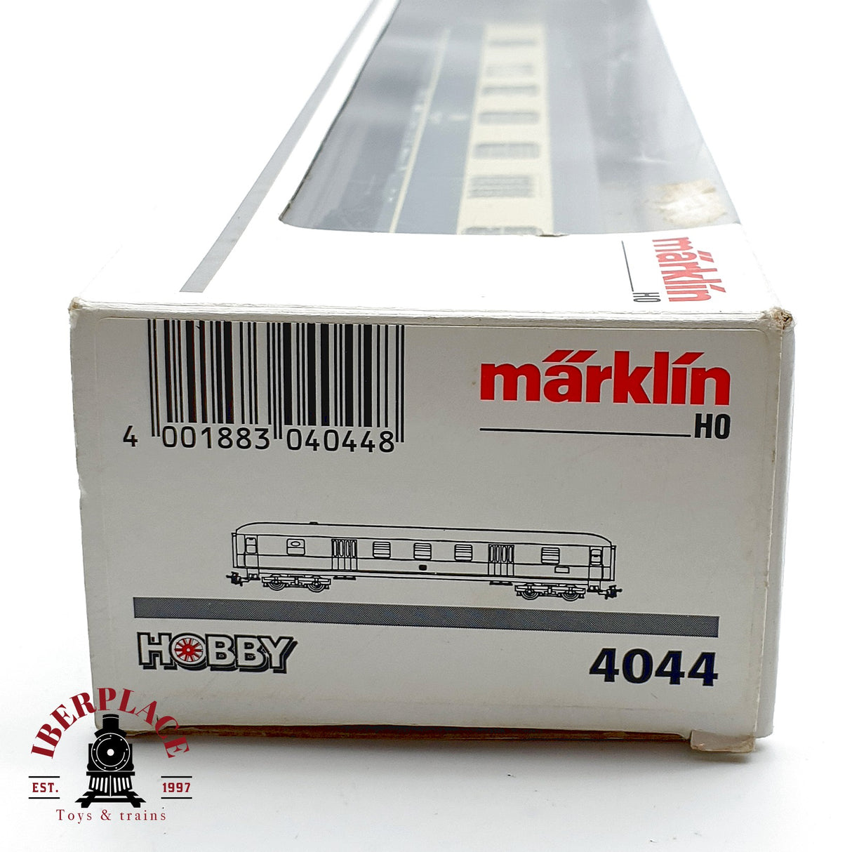 ♻️ Märklin 4044 Vagon pasajeros 2a clase DB azul/crema Blechwagen H0 1:87 AC