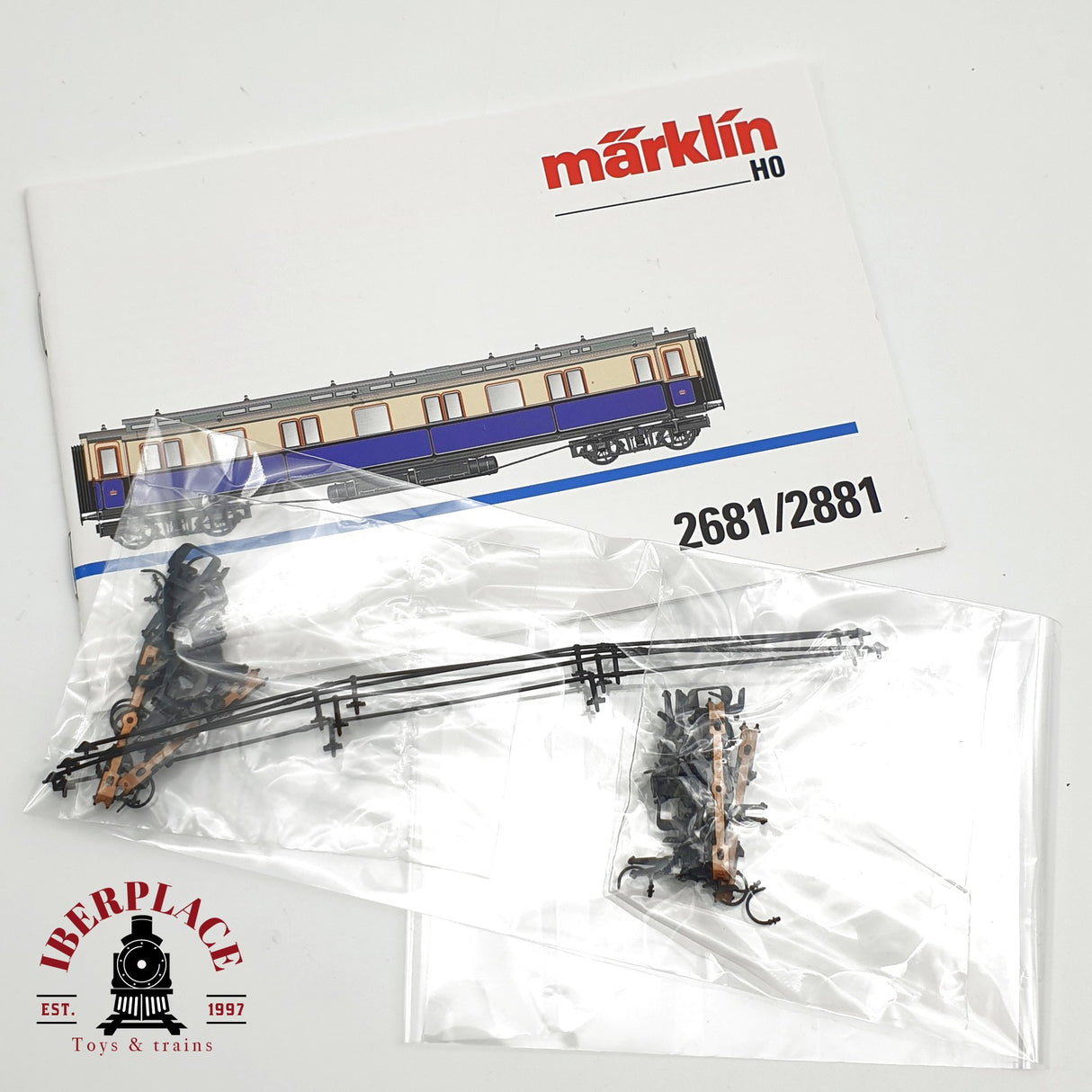 ♻️ Märklin 2881 vagones salón Kaiser KPEV tren rápido H0 escala 1:87 E21