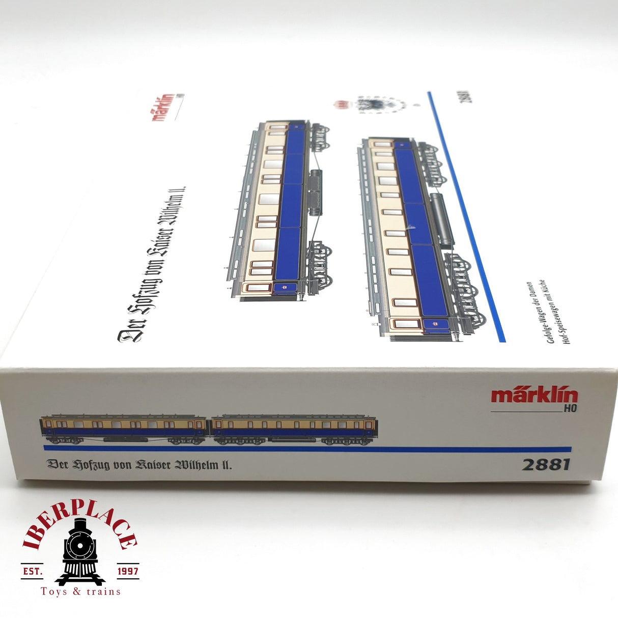 ♻️ Märklin 2881 vagones salón Kaiser KPEV tren rápido H0 escala 1:87 E21