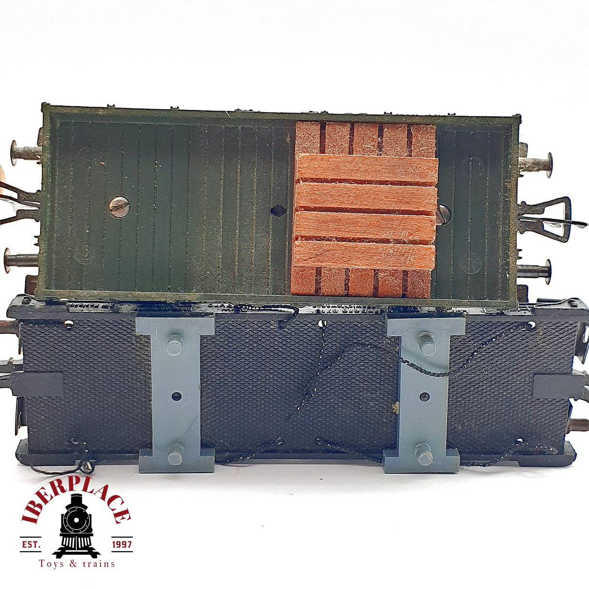 ♻️ Fleischmann vagón Grúa Krupp-Ardelt + Vagones Apoyo Accesorios 5597 DC H0 Escala 1:87