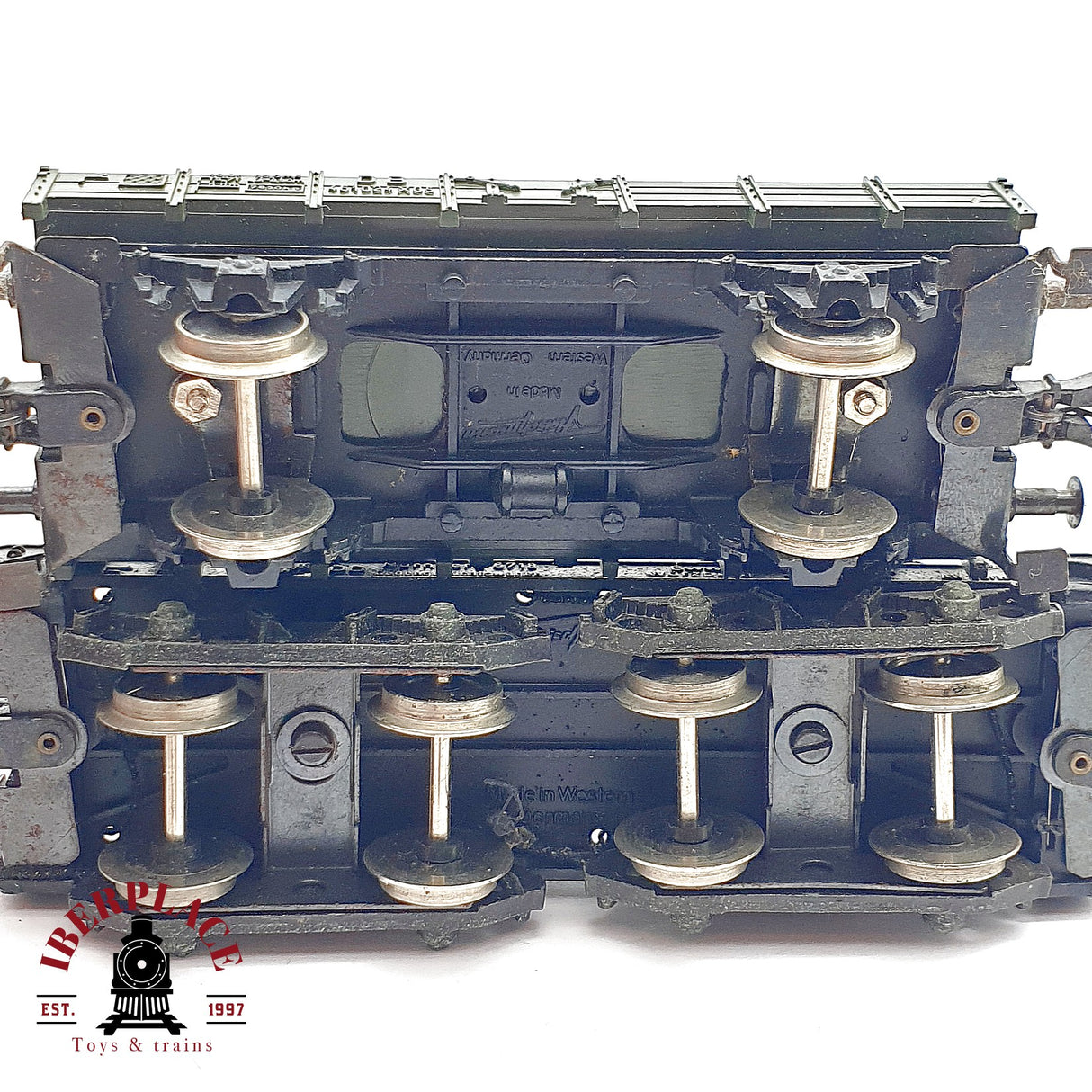 ♻️ Fleischmann vagón Grúa Krupp-Ardelt + Vagones Apoyo Accesorios 5597 DC H0 Escala 1:87