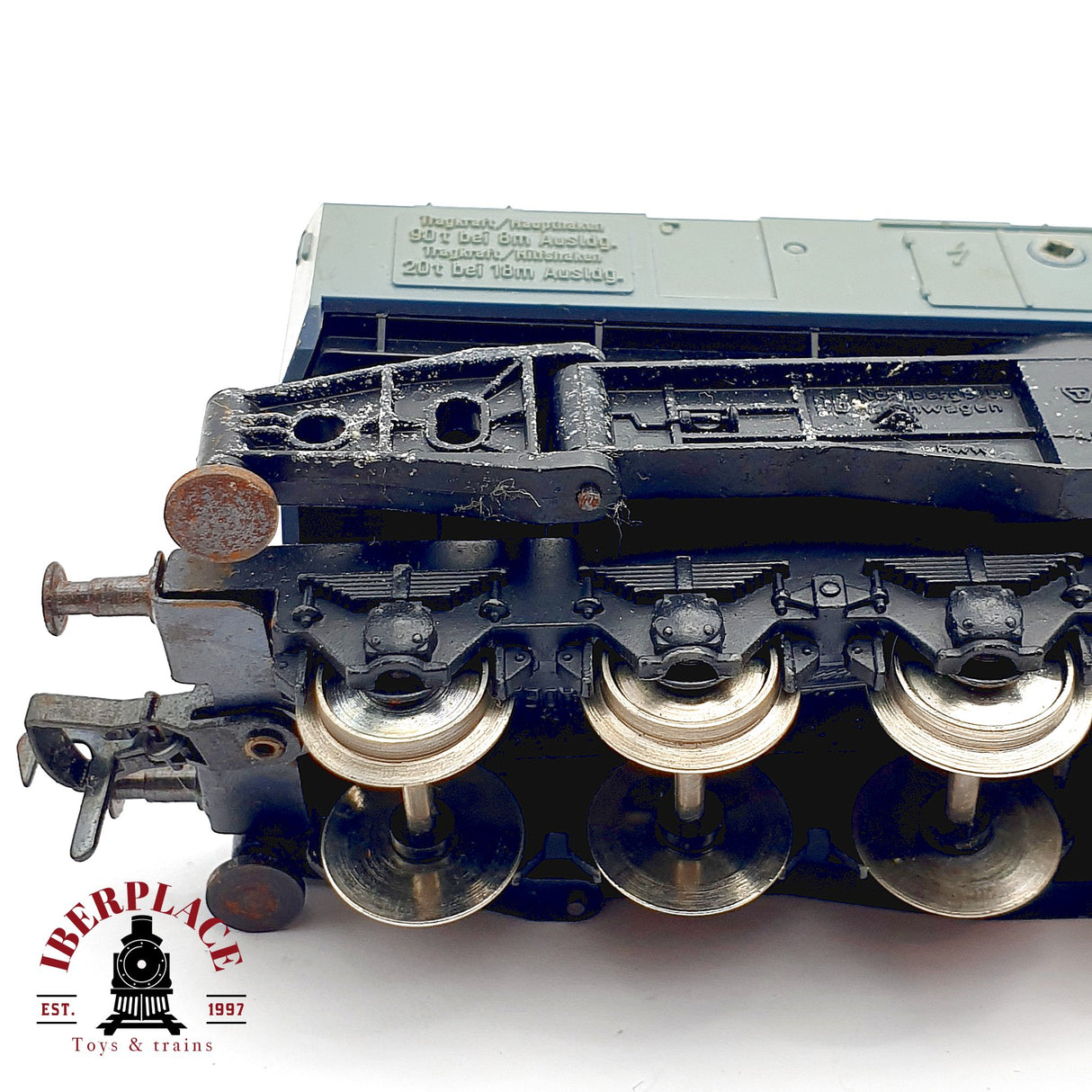 ♻️ Fleischmann vagón Grúa Krupp-Ardelt + Vagones Apoyo Accesorios 5597 DC H0 Escala 1:87
