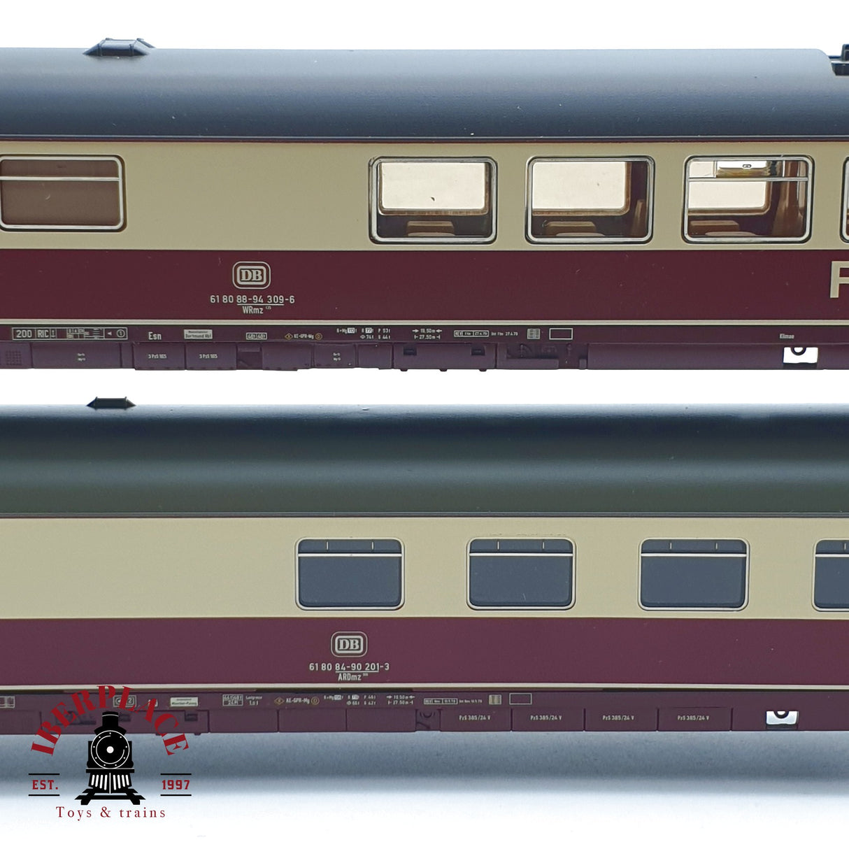 ♻️ Märklin 2x 42972/73 vagones pasajero Bar y restaurante DB H0 escala 1:87 A27
