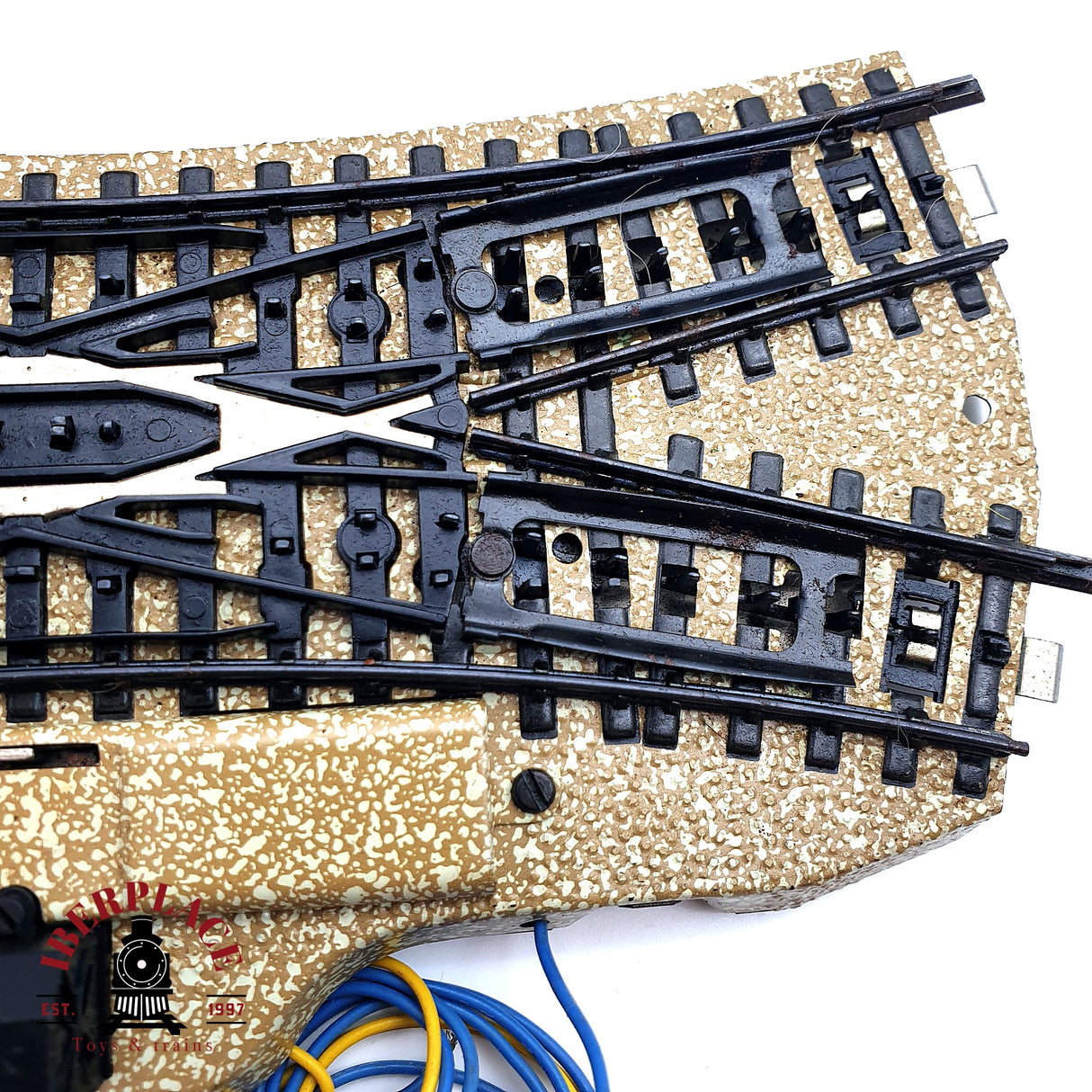 ♻️ Märklin Cruce de vías eléctrico sistema M + Pupitre de mando H0 escala 1:87 V10