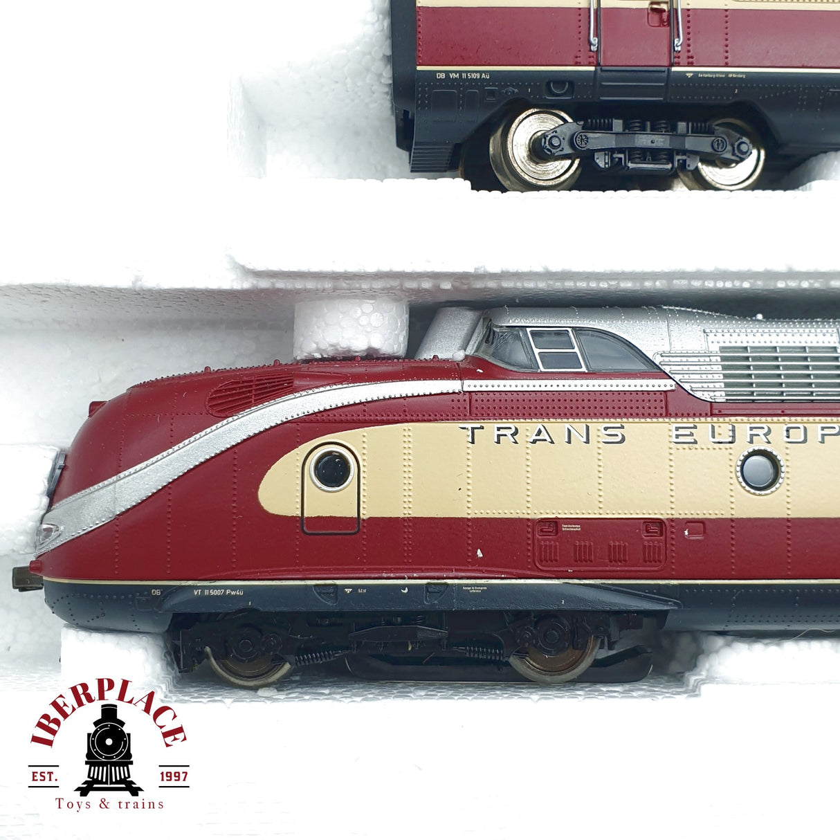 ♻️ AC Roco 43910 Set Tren Diesel VT 11.5 Trans Europ Express H0 escala 1:87 E21