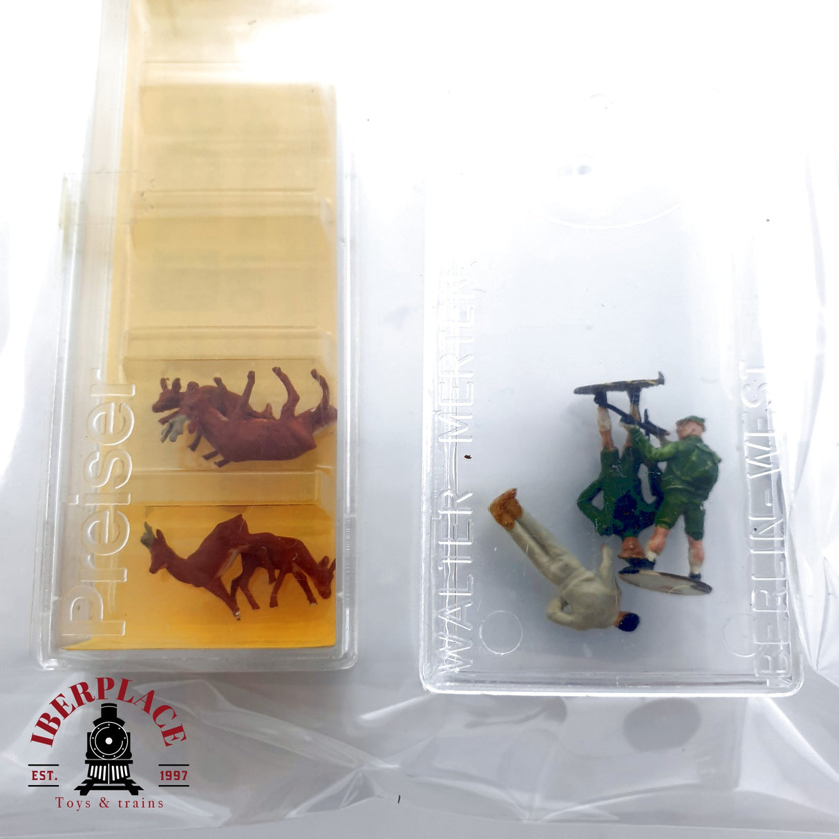 ♻️ Preiser Caballos, ciervos, cazadores H0 escala 1:87 E20