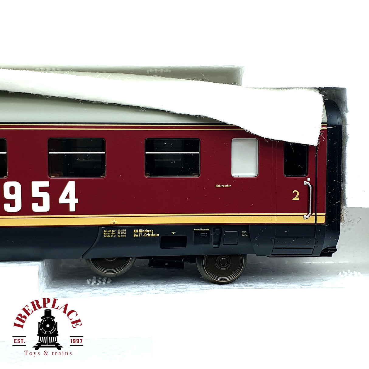 ♻️ Märklin 42080 vagón intermedio VT 08.5 Fussball Weltmeister 1954 H0 escala 1:87 E19