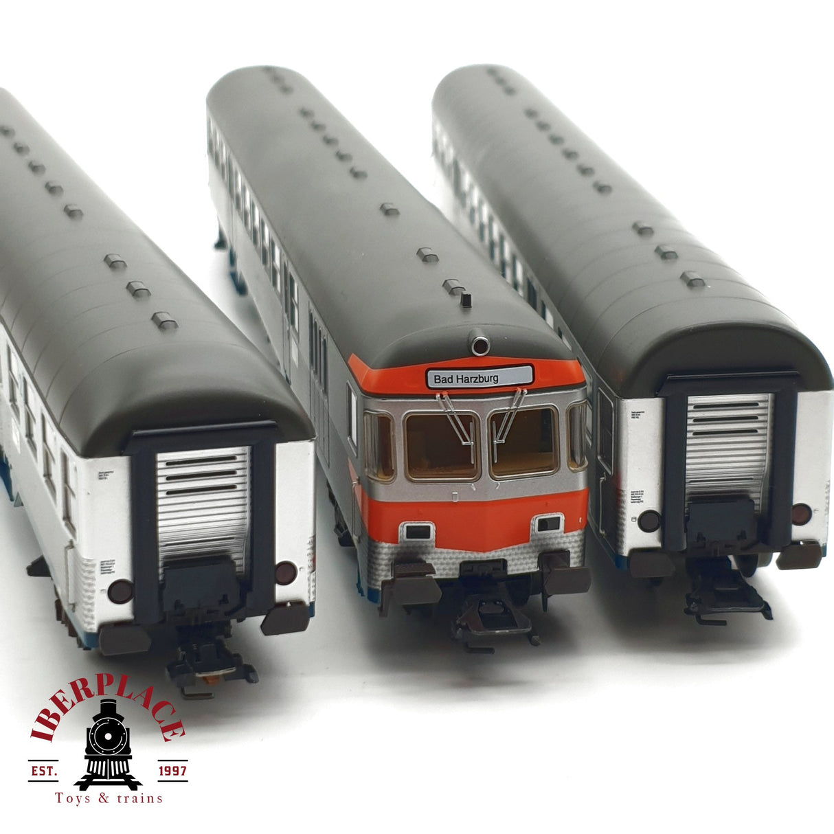 ♻️ Märklin 3x vagones pasajero y vagón piloto Silberling DB H0 escala 1:87 A27