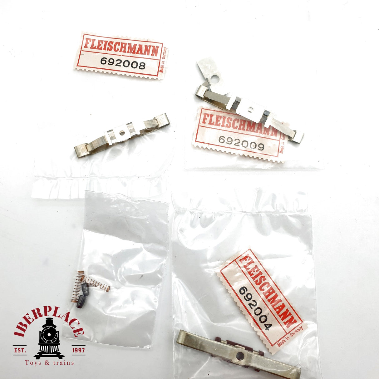 ♻️ Fleischmann 4x 692008 692004 692009 Lijadora patines de recambio H0 escala 1:87 E20