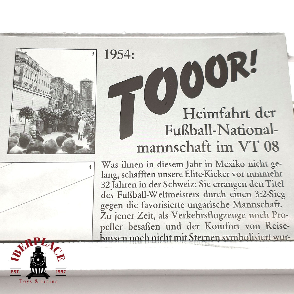♻️ Märklin 42080 vagón intermedio VT 08.5 Fussball Weltmeister 1954 H0 escala 1:87 E19