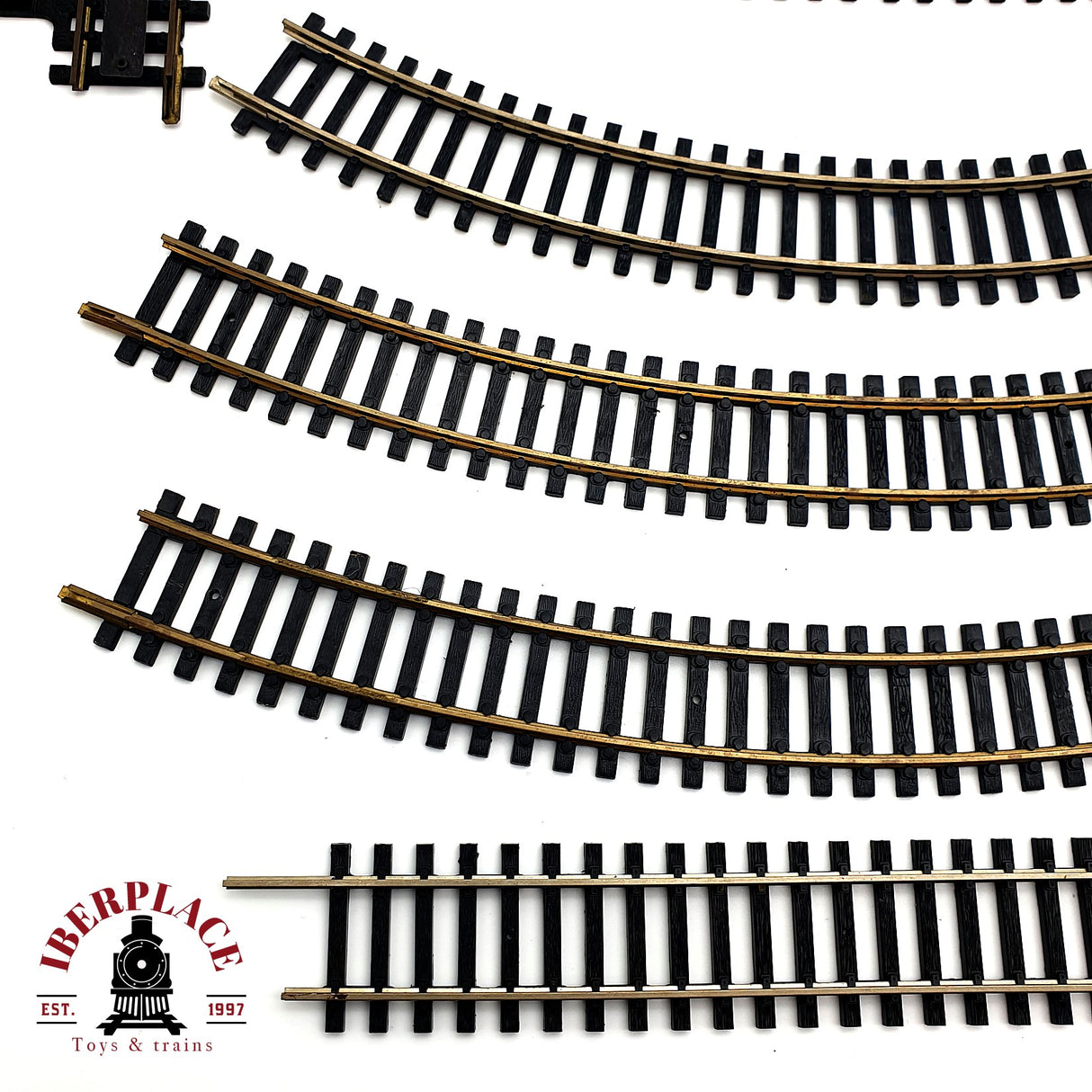 ♻️ Roco Fleischmann 13x vías curvas, rectas, desvío izq, vía de desenganche H0 escala 1:87 V10