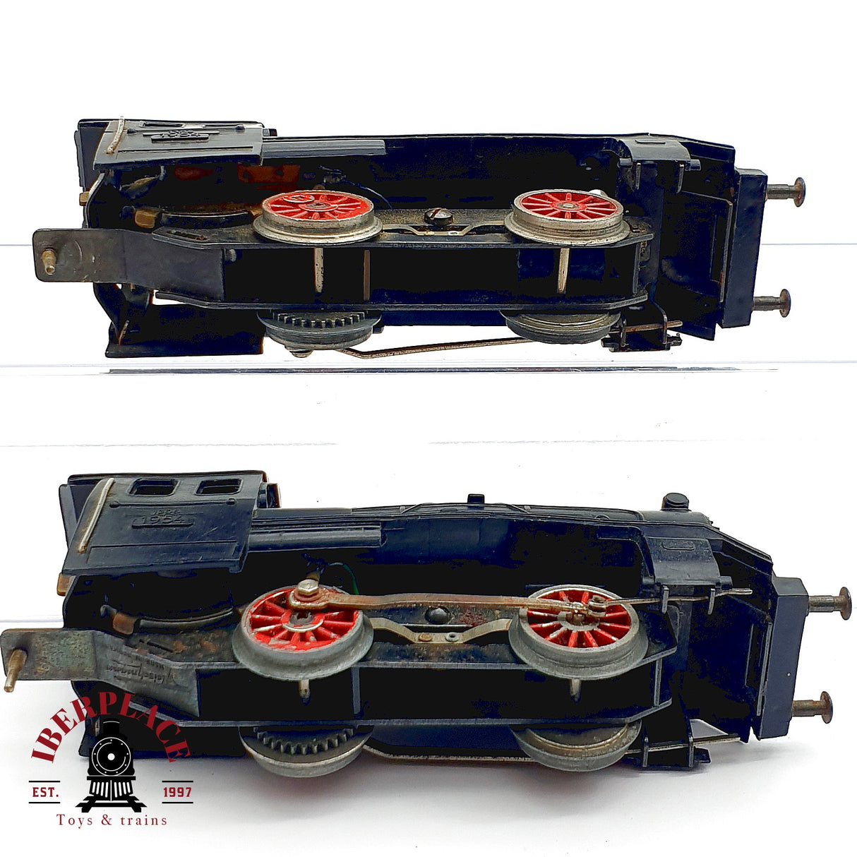 ♻️2x Locomotoras 1954 Para Piezas Restaurar Repuestos H0 Escala 1:87 DC
