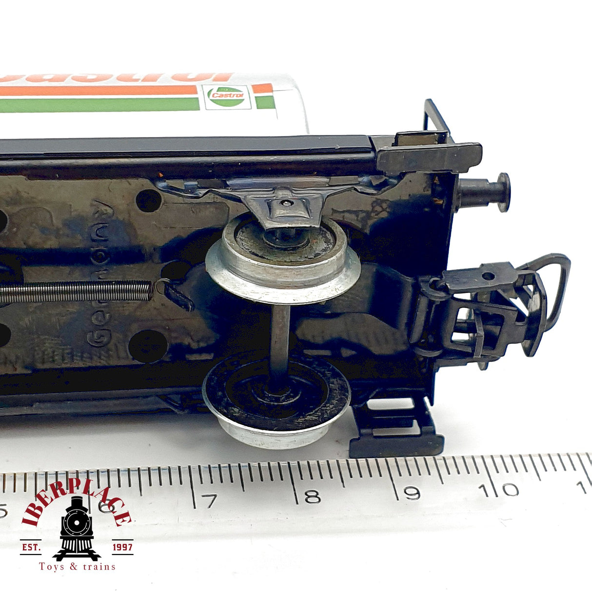 ♻️ Märklin Primex 4549 Vagón Cisterna Castrol Plata H0 Escala 1:87