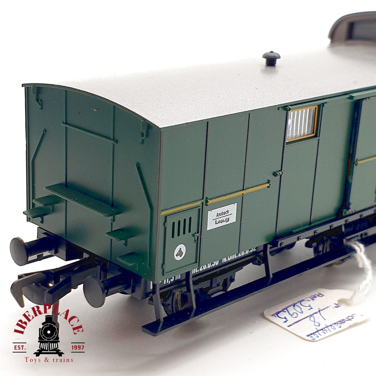♻️ Fleischmann 5095 Vagón Equipajes Furgón Verde DRG DC H0 Escala 1:87