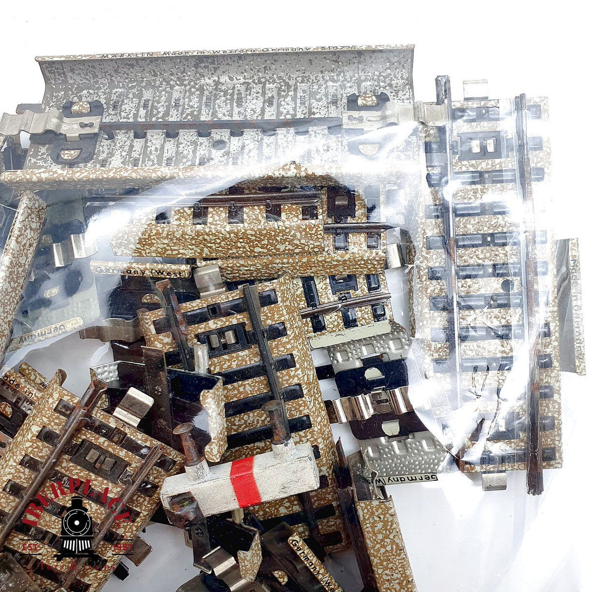 ♻️ Märklin 50x vías rectas M-Gleis AC 1:87 H0 escala 1:87