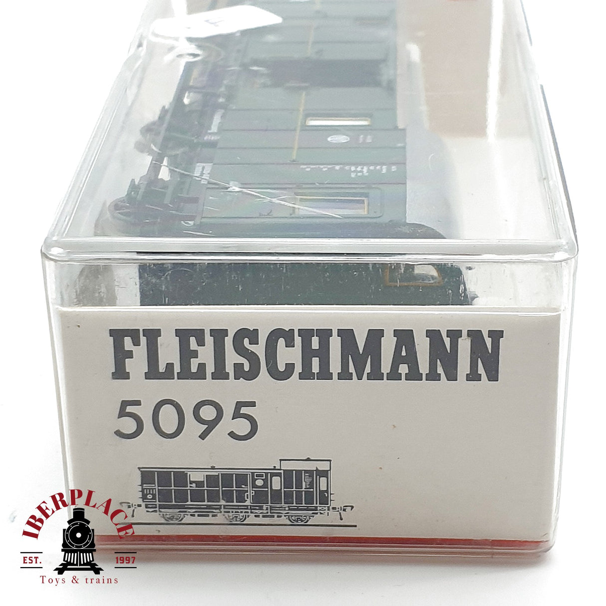 ♻️ Fleischmann 5095 Vagón Equipajes Furgón Verde DRG DC H0 Escala 1:87