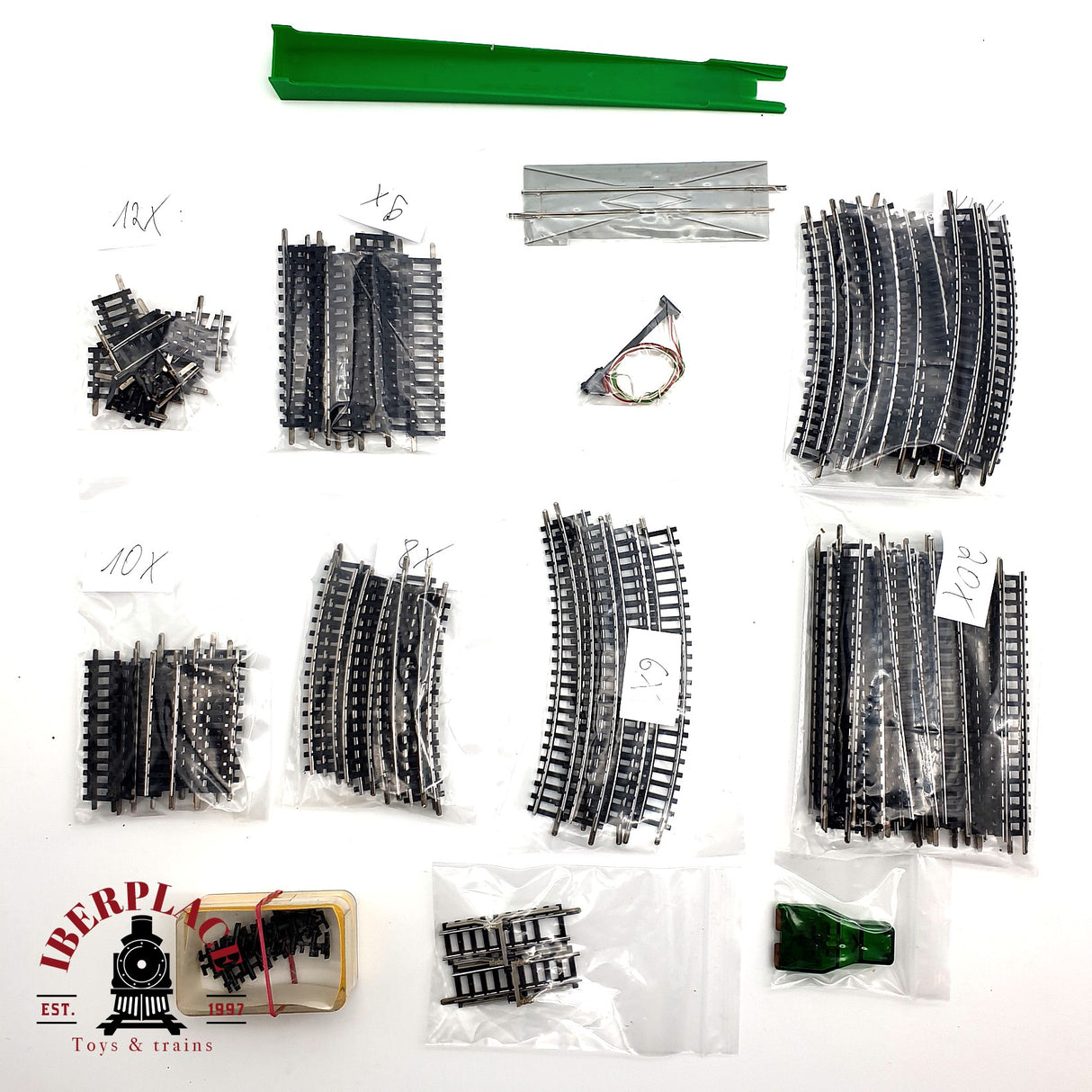 ♻️ 87x Minitrix vias curvas rectas encarrilador semáforo N escala 1:160 V10