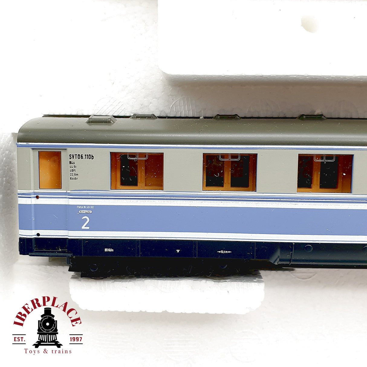 ♻️ Liliput Set 3 Automotores ET 11 DB Azul Gris Automotor Tren DC H0 Escala 1:87