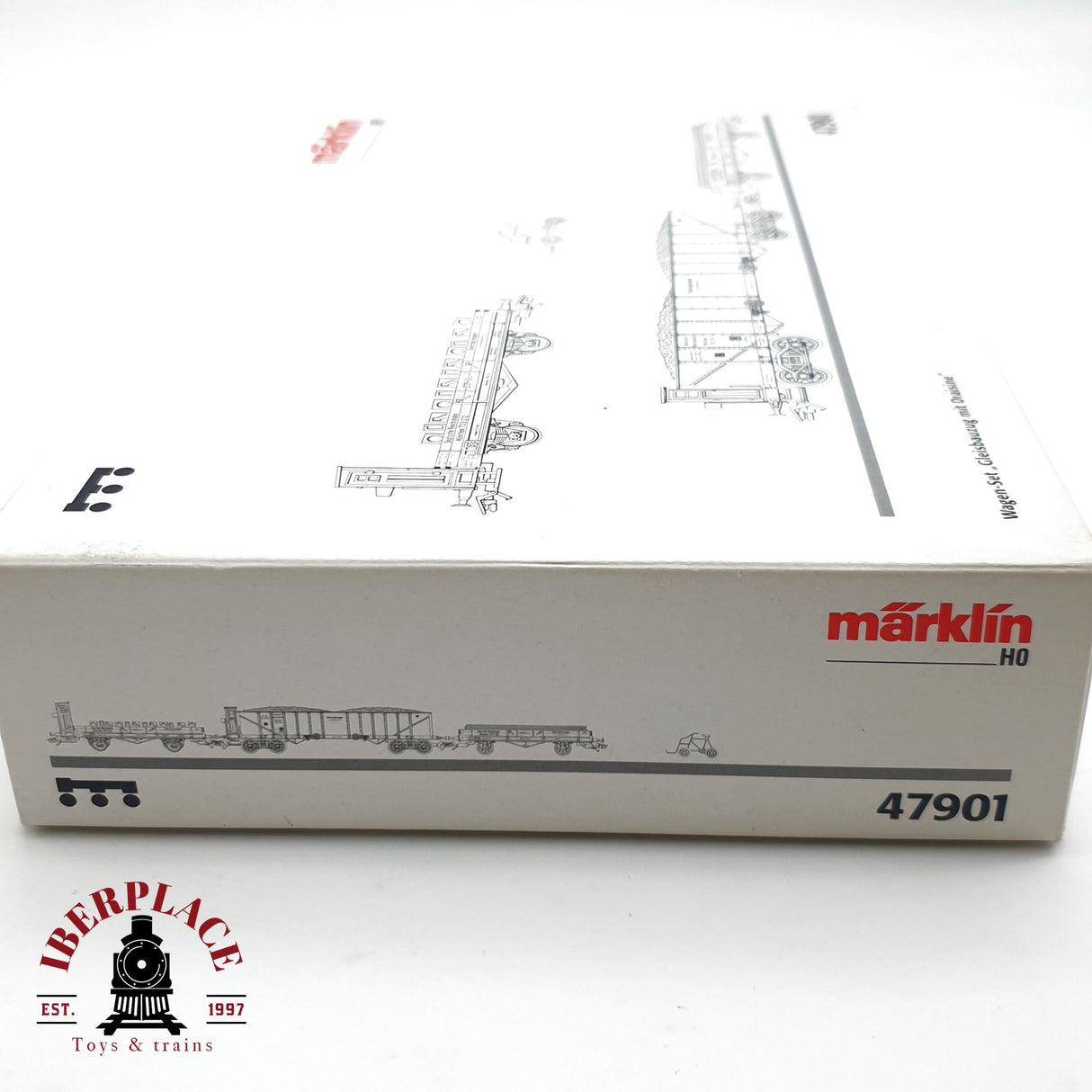 ♻️ Märklin 47901 set de vagones para la construcción de vias H0 escala 1:87 E21