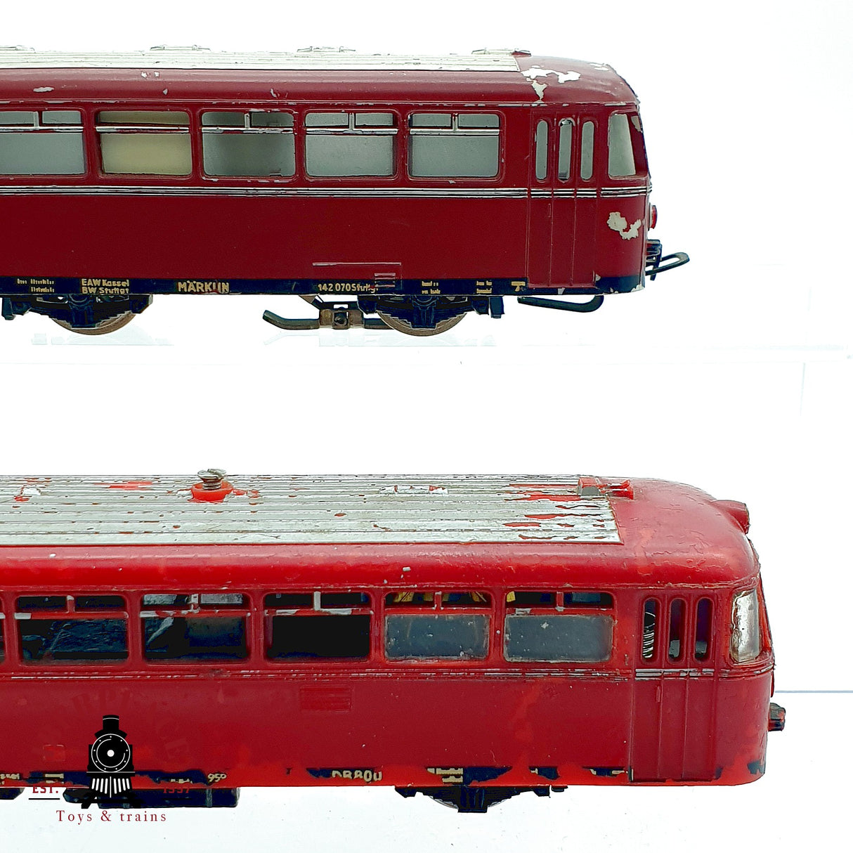 ♻️ 3x Märklin Automotores Schienenbus DB 800 3016 Para Piezas Reparar AC H0 Escala 1:87