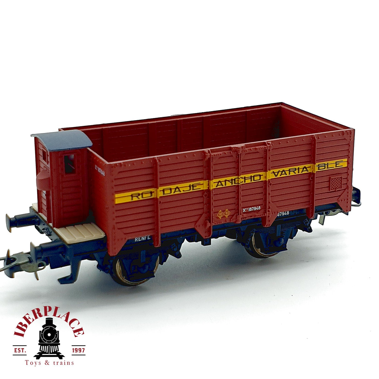 ♻️ Electrotren Bordes Altos Garita Rodaje Ancho Variable RENFE DC H0 Escala 1:87