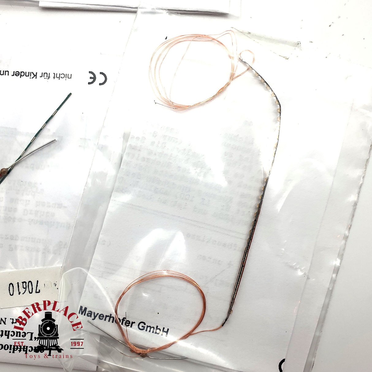 ♻️ 12x Diodo luminoso con cable de conexión H0 escala 1:87 E19