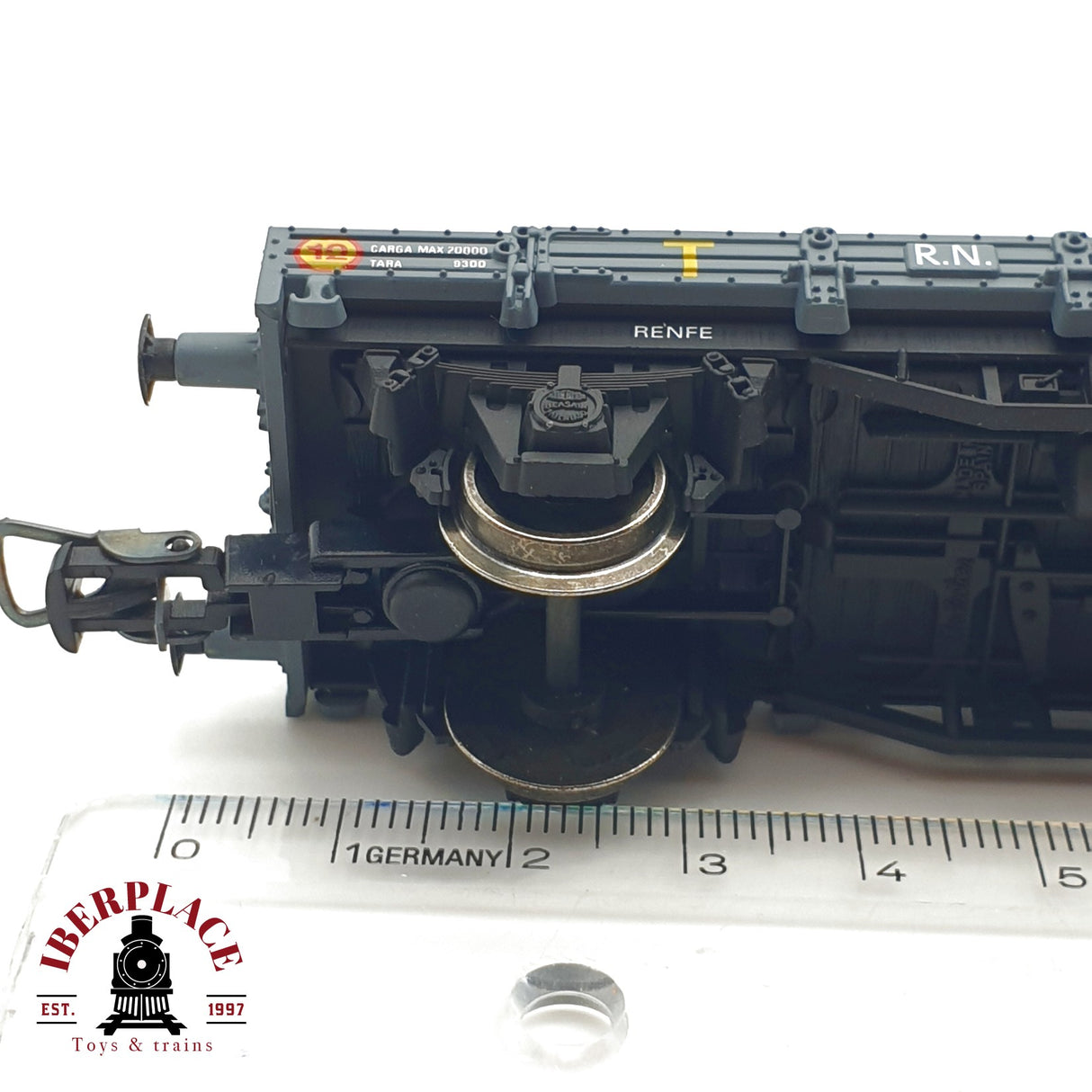 ♻️ Electrotren 1024 vagón plataforma RENFE Ep 3 con vehiculos H0 escala 1:87 A27 4/5