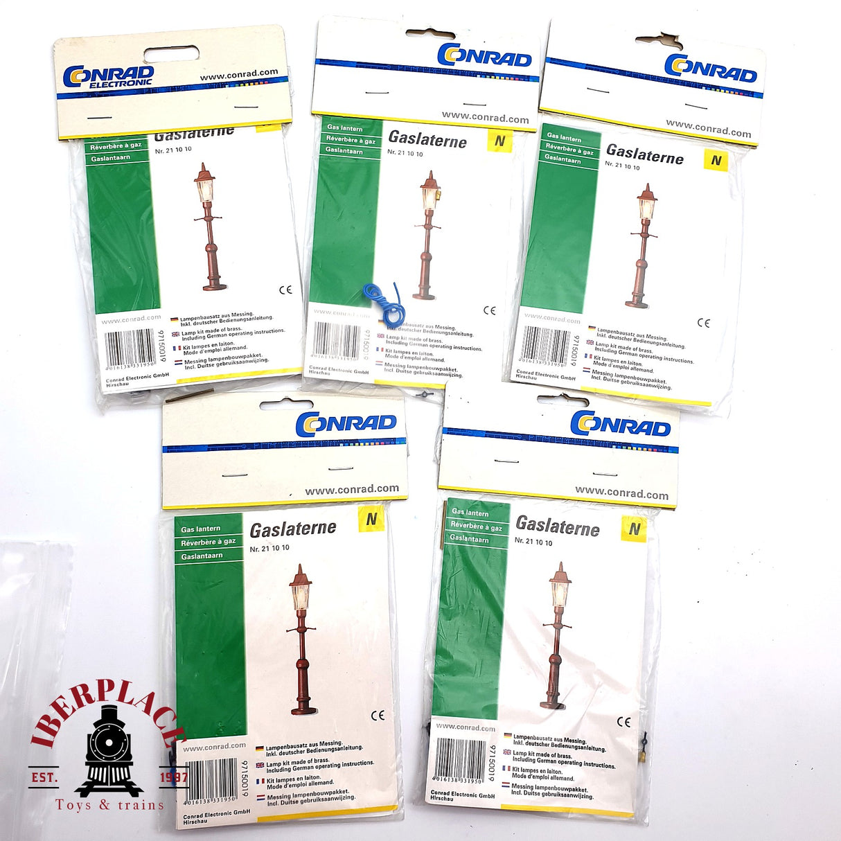 ♻️ Conrad 21 1010 Linternas de gas N escala 1:160 E19
