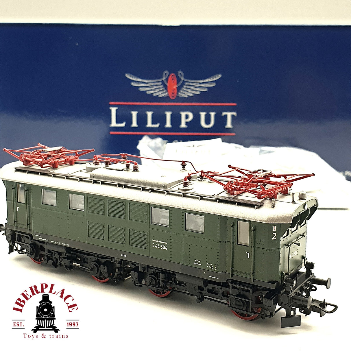 ♻️ AC Liliput L132547 Locomotora E44 504 DB Ep III H0 escala 1:87 E17