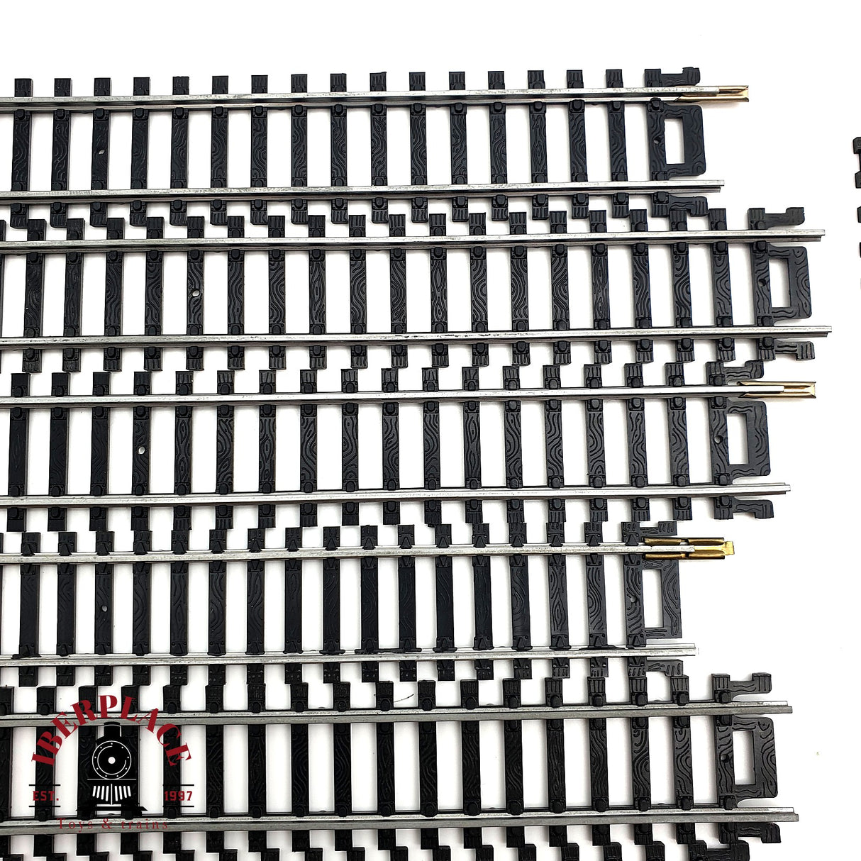♻️ 13x vias rectas y desvío a la derecha compatibles con Roco H0 escala 1:87 V10