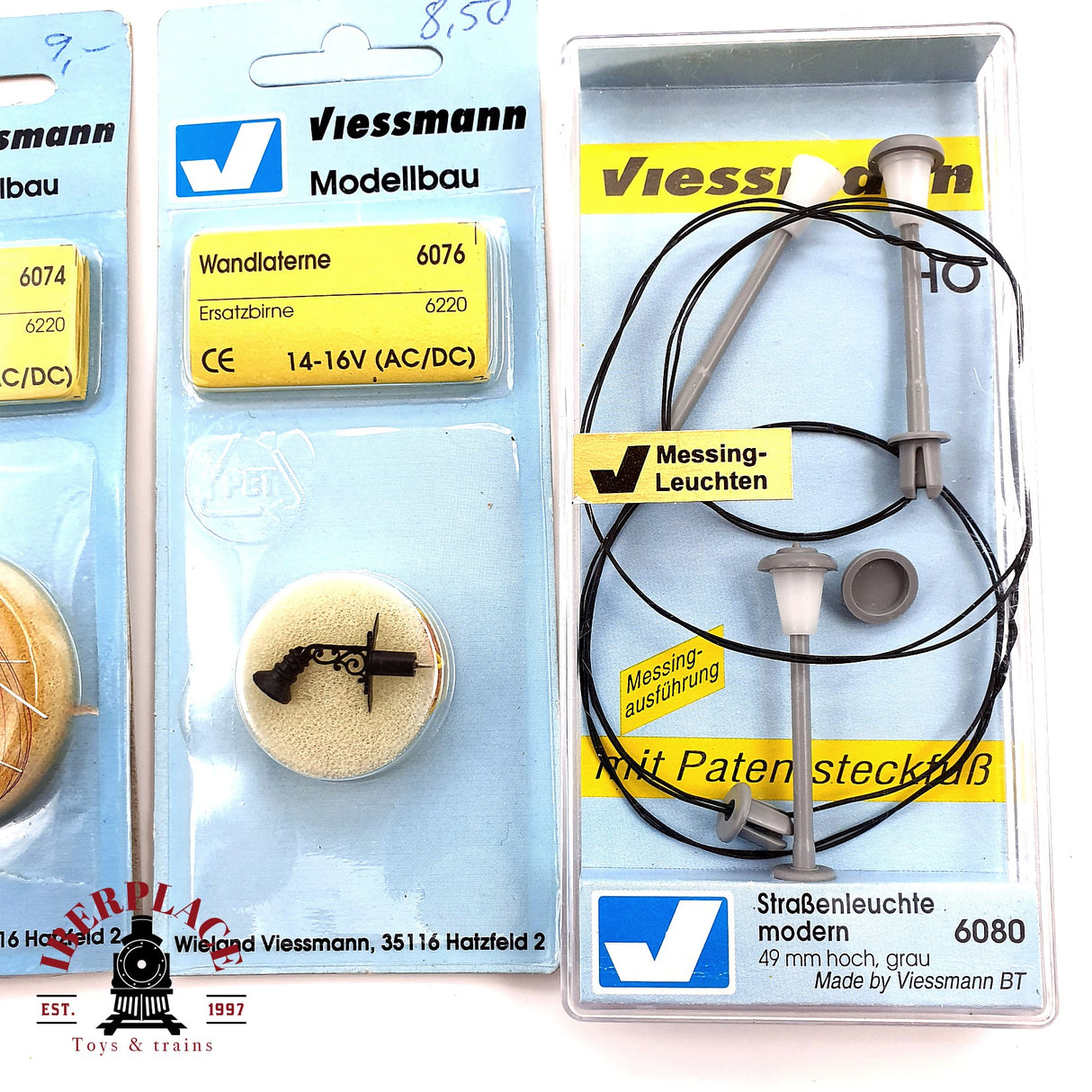 ♻️ Viessmann Farolas moto coche con electrónica H0 escala 1:87 E19