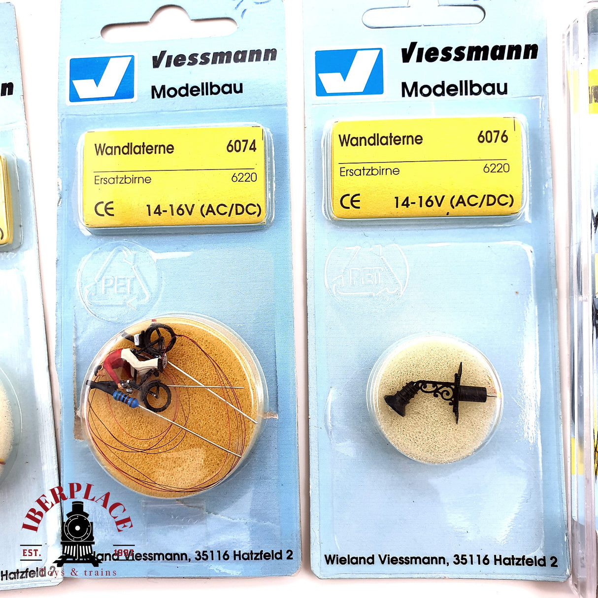 ♻️ Viessmann Farolas moto coche con electrónica H0 escala 1:87 E19