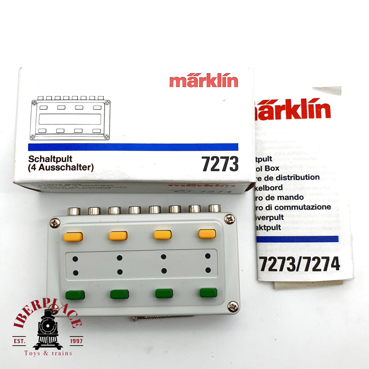♻️ Märklin 7273 Pupitre de mando H0 escala 1:87 E20 1/2