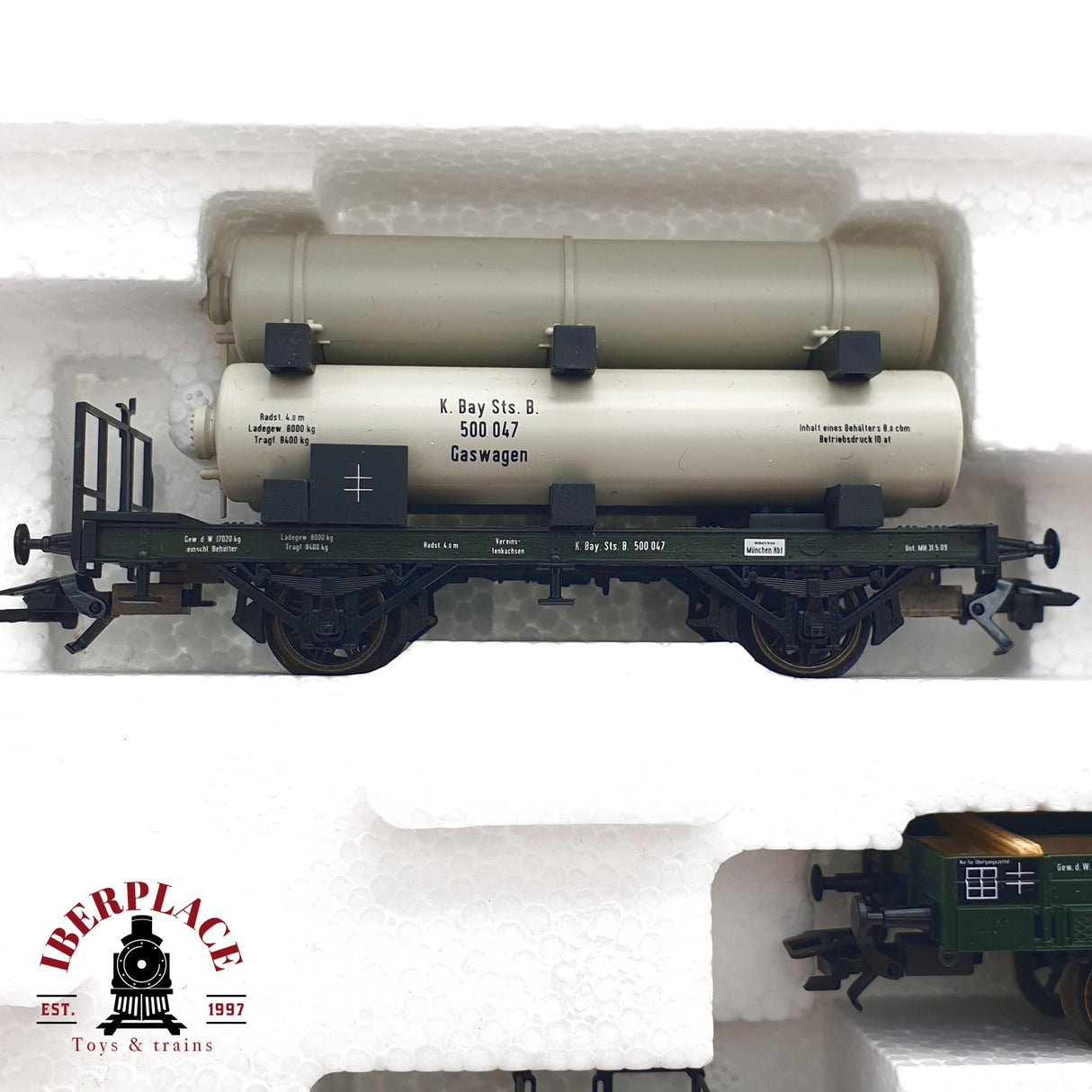 ♻️ Märklin 46073 set de vagones Zeppelin K.Bay.Sts.B H0 escala 1:87 E21