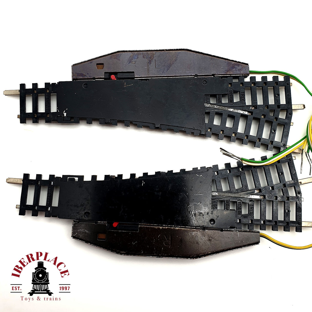 ♻️ Minitrix 2x 4964 4965 desvió derecha e izquierda N escala 1:160 V10