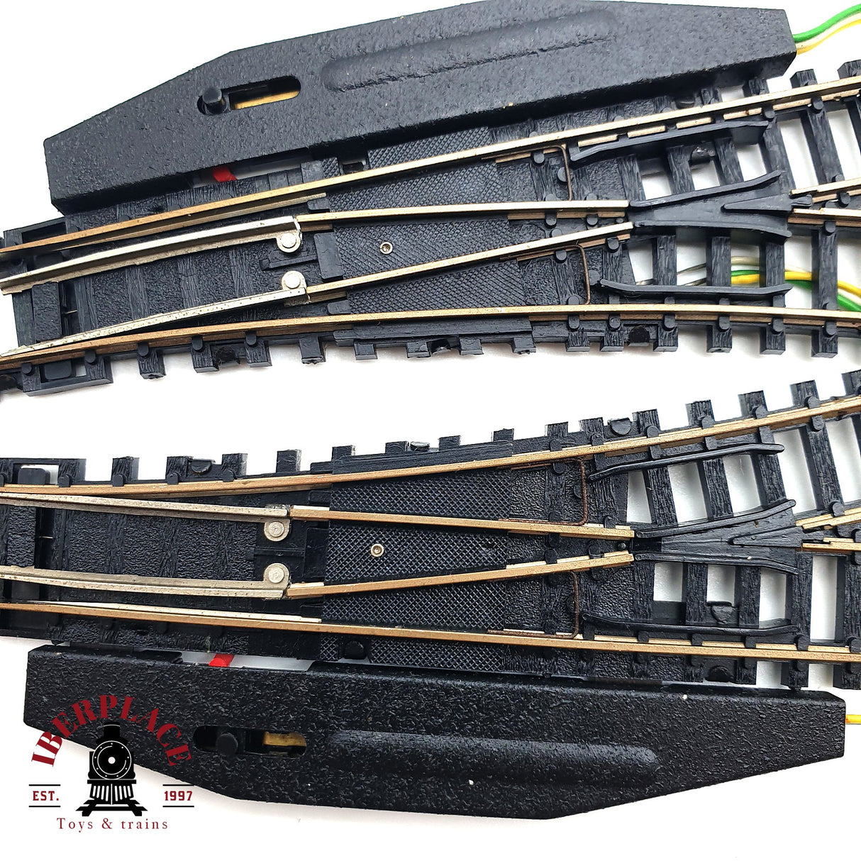 ♻️ Minitrix 2x 4964 4965 desvió derecha e izquierda N escala 1:160 V10