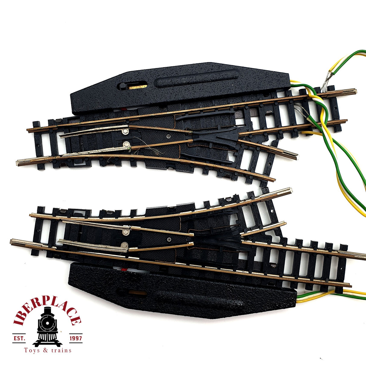 ♻️ Minitrix 2x 4961 4963 desvió derecha e izquierda N escala 1:160 V10