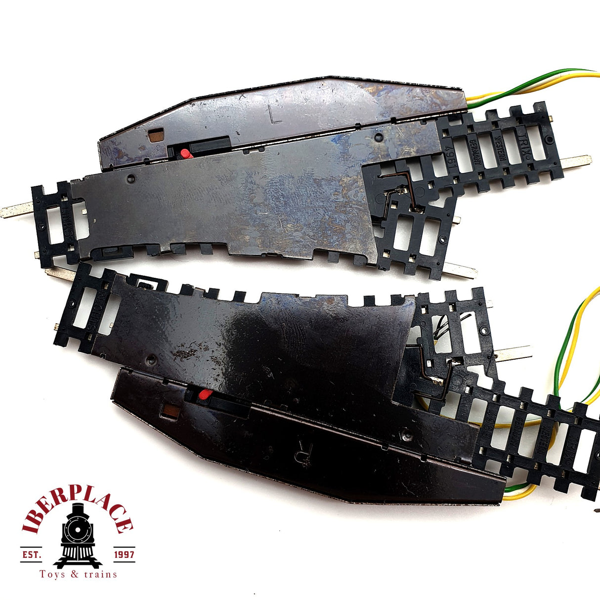 ♻️ Minitrix 2x 4961 4963 desvió derecha e izquierda N escala 1:160 V10