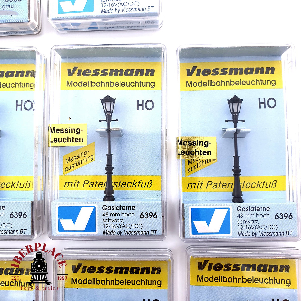 ♻️ 10x Viessmann 6396 6980 Linternas de gas H0 escala 1:87 E19