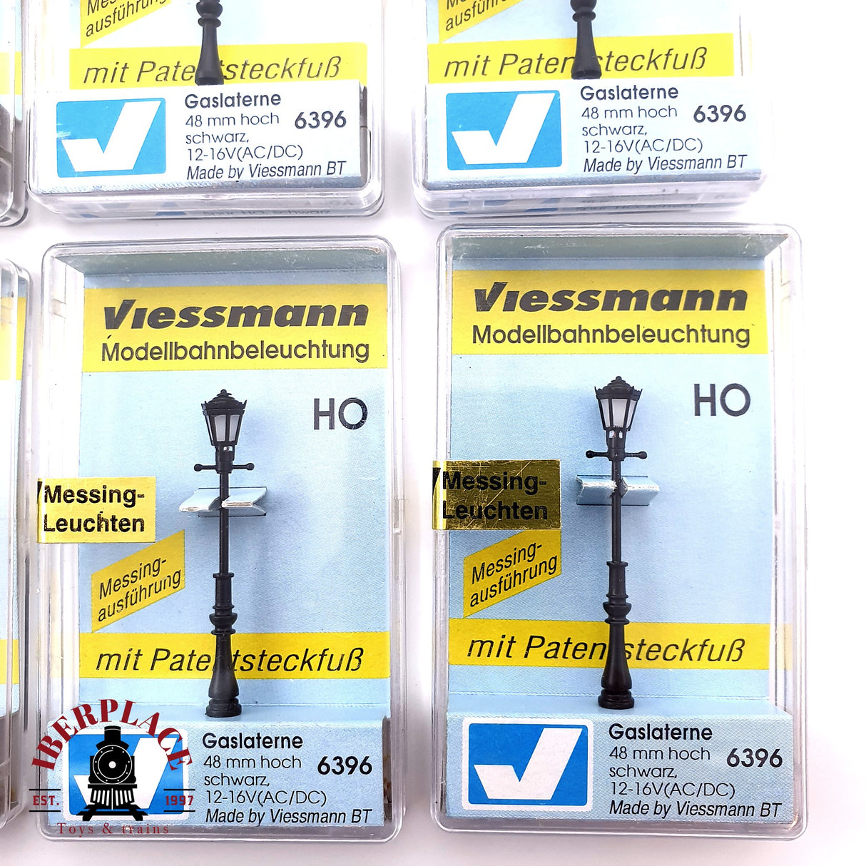 ♻️ 10x Viessmann 6396 6980 Linternas de gas H0 escala 1:87 E19