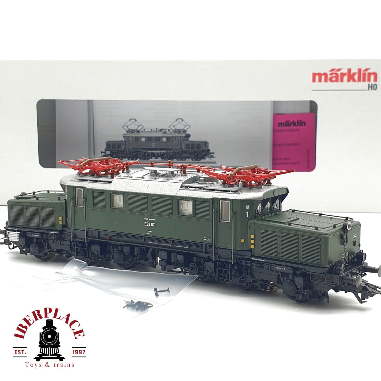♻️ AC Märklin 37870 Digital Locomotora BR E93 07 DB con sonido H0 escala 1:87 E21