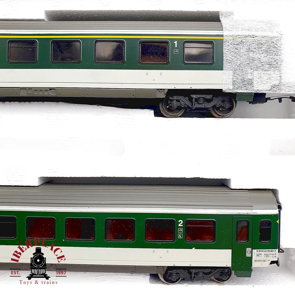♻️ ✨ Märklin 42168 Set IC EC EW IV SBB CFF FFS Ep V Escala H0 1:87 AC