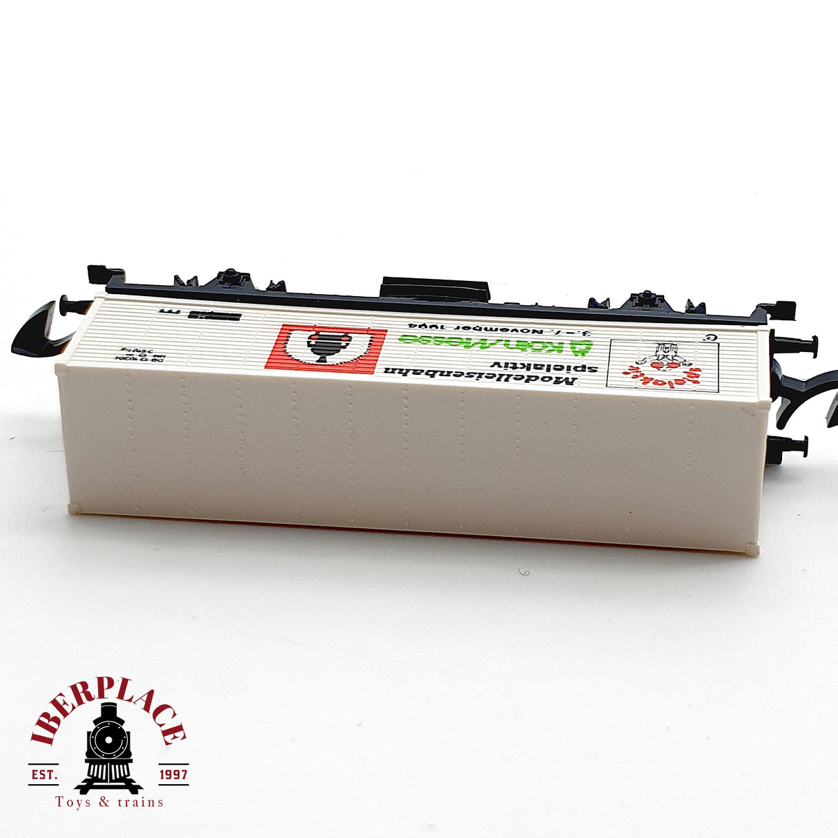 ✨♻️ Märklin Vagon Portacontenedores Kölner Messe 1994 DB Mini Club Escala Z 1:220