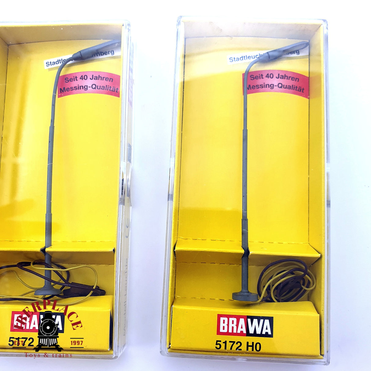 ♻️ 6x BRAWA Farolas de parking Farolas de ciudad H0 escala 1:87 E19